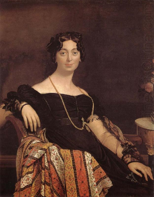 Jean-Auguste Dominique Ingres Mrs. Yake china oil painting image